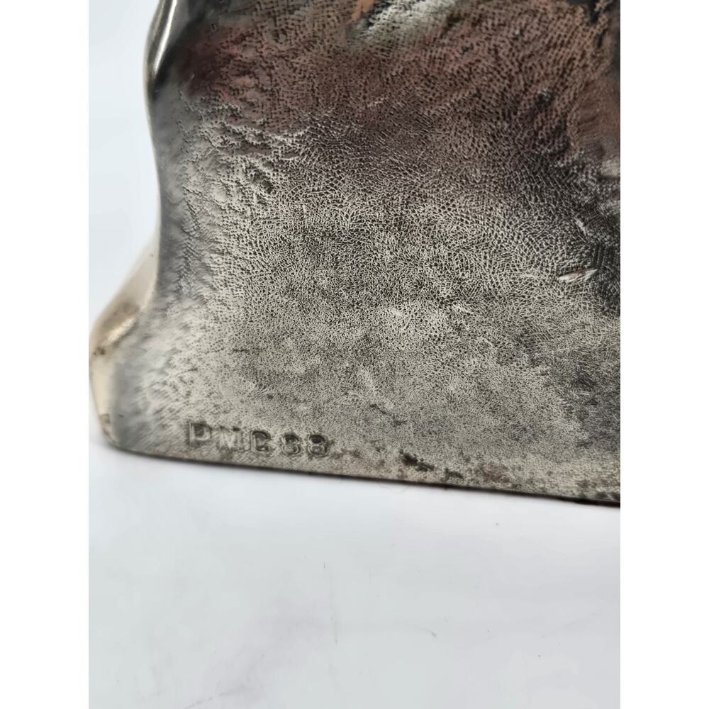 Vintage 1950s Equestrian Horse Head Pair Cast Metal Philadelphia Mfg Co Bookends - Picture 12 of 15